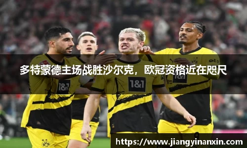 多特蒙德主场战胜沙尔克，欧冠资格近在咫尺