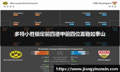 多特小胜锁定前四德甲前四位置稳如泰山