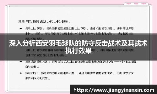 深入分析西安羽毛球队的防守反击战术及其战术执行效果